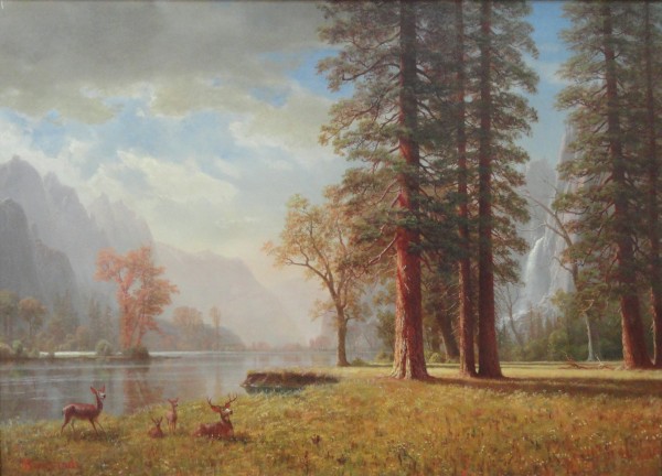 Hetch Hetchy Valley, California by Albert Bierstadt